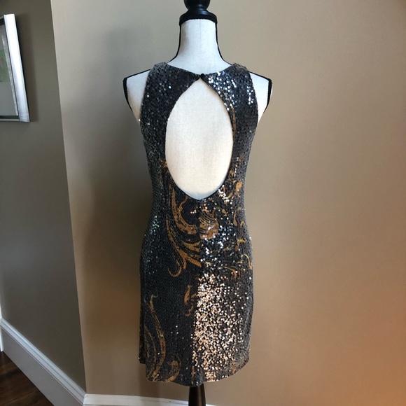 Alberto Malkali Sequin Dress Size Small - Picture 4 of 7